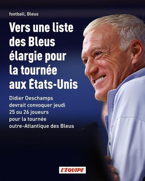 队报:法国队热身赛合练 拉比奥特膝伤缺席 杜埃回归